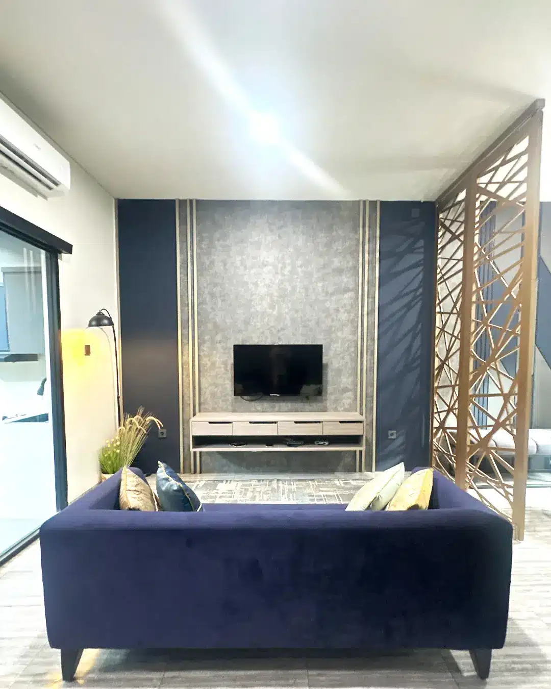 Area ruang keluarga Granada Residence